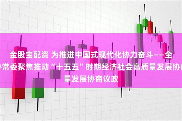 金股宝配资 为推进中国式现代化协力奋斗——全国政协常委聚焦推动“十五五”时期经济社会高质量发展协商议政