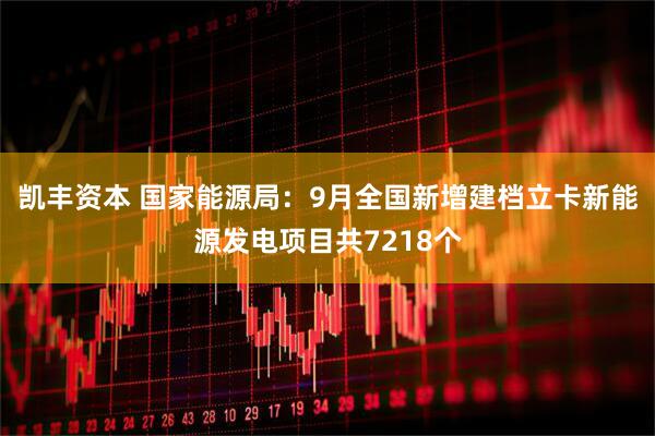 凯丰资本 国家能源局：9月全国新增建档立卡新能源发电项目共7218个